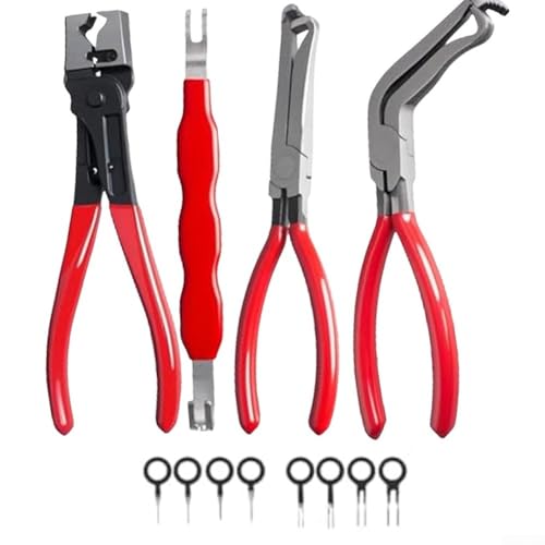 CNANRNANC Trennwerkzeug-Set für elektrische Steckverbinder, 4-teilig, mit doppelseitigen Spitzen zum Trennen von Steckverbindern in Automobilverdrahtungsanwendungen CNANRNANC Trennwerkzeug-Set für elektrische Steckverbinder, 4-teilig, mit doppelseitigen Spitzen zum Trennen von Steckverbindern in Automobilverdrahtungsanwendungen von CNANRNANC