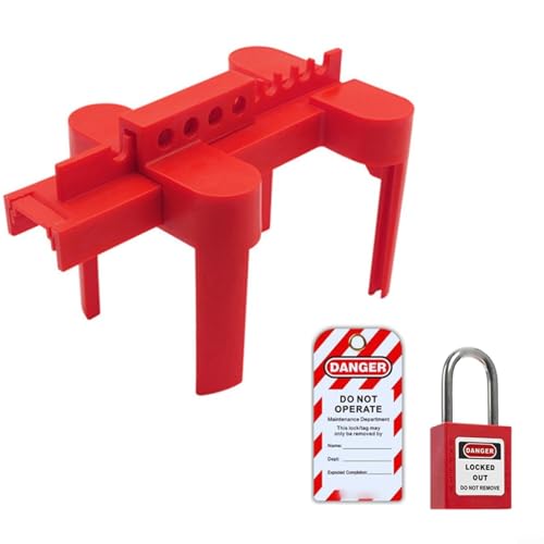 CNANRNANC Verstellbares Kugelhahn-Verriegelungssystem mit Vorhängeschloss für Wartung von Industrieanlagen DN8-DN80(B) von CNANRNANC