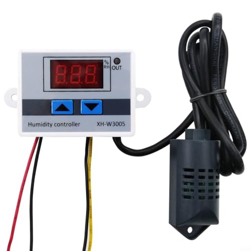 Digitaler Feuchtigkeitsregler Steuerschalter Hygrometer Hygrostat Luftbefeuchter Luftentfeuchter (220V) von CNANRNANC