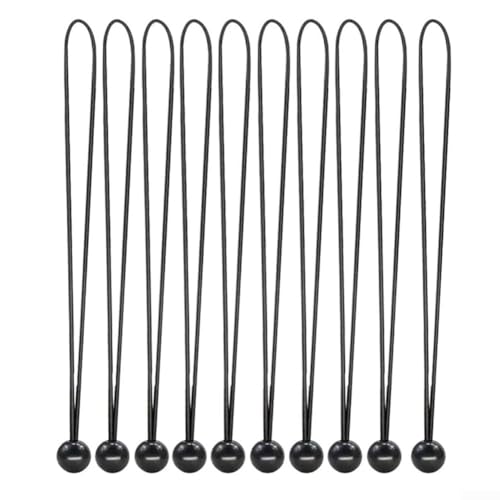 Elastisches Latexseil Ball Schirmbänder Set von 10 Stück, zuverlässig und einfach zu bündeln von CNANRNANC