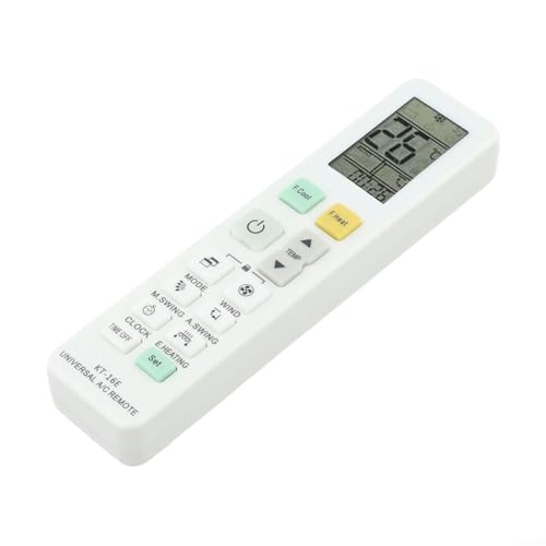 Englische Version Klimaanlage Fernbedienung Ersatzteile Kompatibel mit mehreren Modellen Infrarot und RF Signalsteuerung Ergonomisches Design mit Power Off Memory Funktion (B) von CNANRNANC