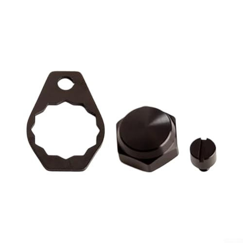 Ersatzgriff Schraube Mutter Kappe Verriegelungsplatte für DAIWA für TATULA 300400 Angelrolle kompatibel mit 12 mm Spindel (rechte Hand) von CNANRNANC