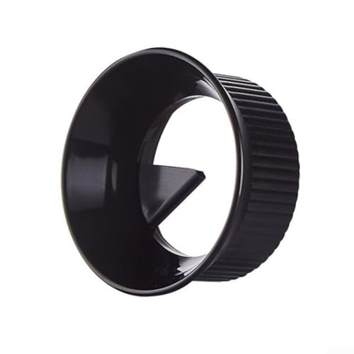 Espressozubereitung leicht gemacht Mokkakanne Kaffee Dosierring und Tamper Verteilerwerkzeug (schwarz, 82 mm) von CNANRNANC