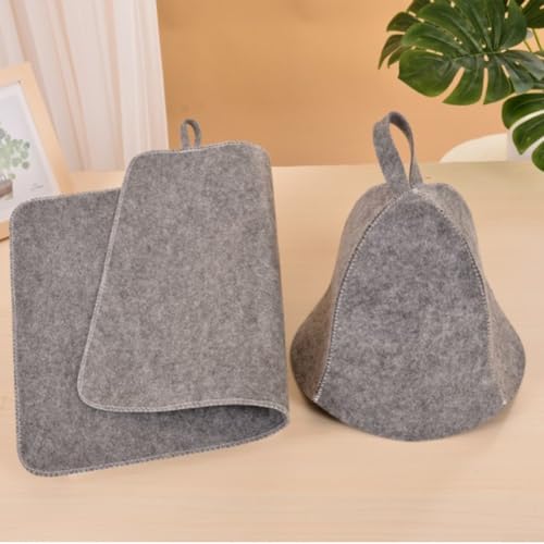 Filz für Saunahut mit verbesserter Feuchtigkeitsaufnahme und Wärmespeicherung für eine komfortable Nutzung in der Sauna (E) von CNANRNANC