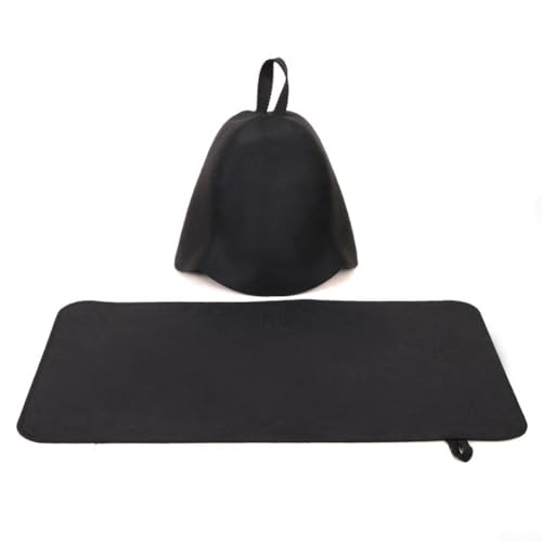 Filz für Saunahut mit verbesserter Feuchtigkeitsaufnahme und Wärmespeicherung für komfortable Nutzung in der Sauna (F) von CNANRNANC