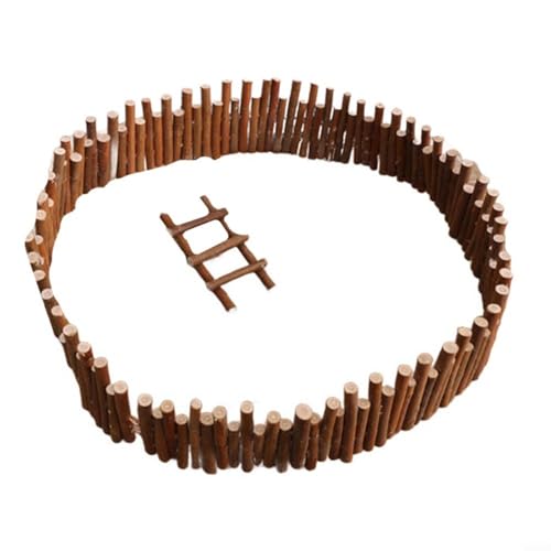 Für Miniatur-Holzzaun und Leiter Set für Mini-Garten- und Puppenhaus-Dekorationen, perfekt für Hobbyisten und Heimwerker Für Miniatur-Holzzaun und Leiter Set für Mini-Garten- und Puppenhaus-Dekorationen, perfekt für Hobbyisten und Heimwerker von CNANRNANC