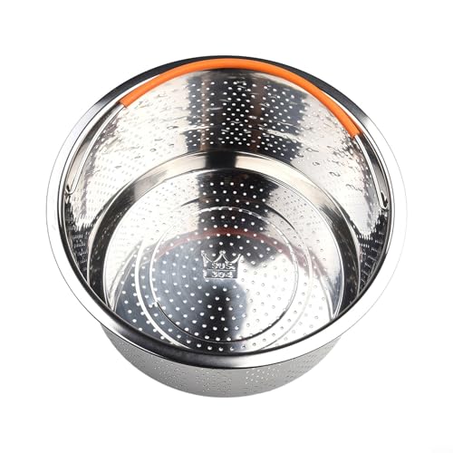 Gemüse-Dampfgarer aus Edelstahl zum Schnellkochen, schneller Dampfkorb für effizientes Kochen zu Hause (21,5 cm Höhe) von CNANRNANC
