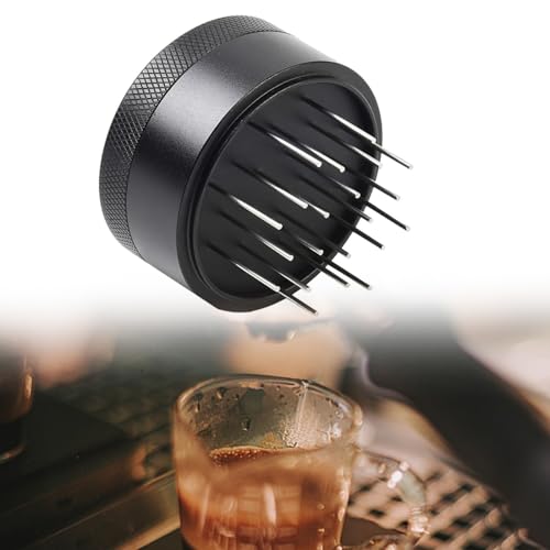 Kaffee Nadel Tamper Nadel Typ Kaffee Verteiler Leveler Werkzeuge Kaffeerührer(53MM) von CNANRNANC