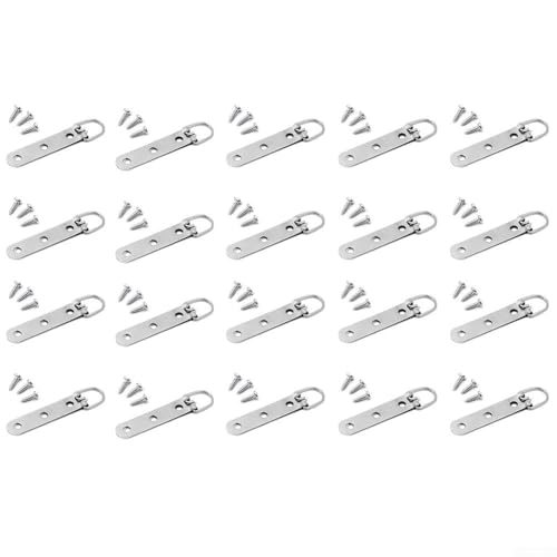 Komplettes 20er-Set für robuste Bilderhaken mit zusätzlichen Schrauben zur sicheren Befestigung verschiedener Wandkunst Komplettes 20er-Set für robuste Bilderhaken mit zusätzlichen Schrauben zur sicheren Befestigung verschiedener Wandkunst von CNANRNANC