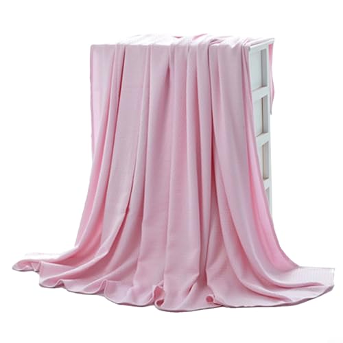 Kühldecke für heißen Sommer, bequem und praktisch für Bett, Sofa, Reisen oder Camping (100 x 150 cm, Rosa) von CNANRNANC