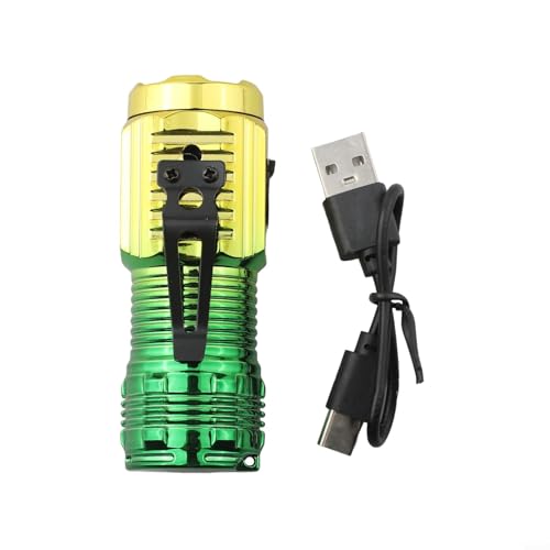 Leichte Mini-Taschenlampe mit Hochleistungsbatterie, entworfen für Reisen und den Außenbereich, verfügt über mehrere Lichtmodi für unterschiedliche Bedürfnisse (galvanisiertes Grün) von CNANRNANC