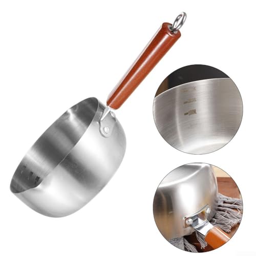 Leichter Milchtopf aus 304 Edelstahl, perfekt für Kaffee und Schokolade, mit einfachen Reinigungsfunktionen (20 cm) von CNANRNANC