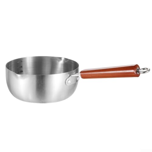 Leichter Milchtopf aus 304 Edelstahl, perfekt für Kaffee und Schokolade, mit einfachen Reinigungsfunktionen (22 cm) von CNANRNANC