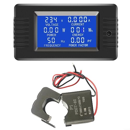 Leistungsmonitor mit LCD-Display - Wechselspannungs-, Strom- und Frequenz-Energiemessgerät von CNANRNANC