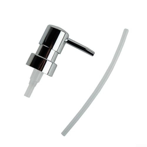 Lotion-Pumpkopf aus ABS-Material, 28/400 Gewinde-Design für mühelose Dosierung von Bade- und Flüssigkeitsprodukten (Silber) von CNANRNANC