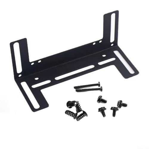 Lüfterhalterung mit Schrauben für Computer-Host-Speicher-Gehäuselüfter, Metallrahmen, geeignet für 8 cm, 9 cm, 12 cm Lüfter sorgt für stabile Lüfterplatzierung (schwarz) von CNANRNANC