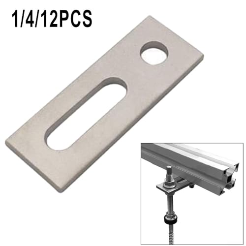 M10 für Stockschrauben-Adapterplatten aus Edelstahl, erhältlich in Packungen von 1/4/12 (12 Stück) von CNANRNANC