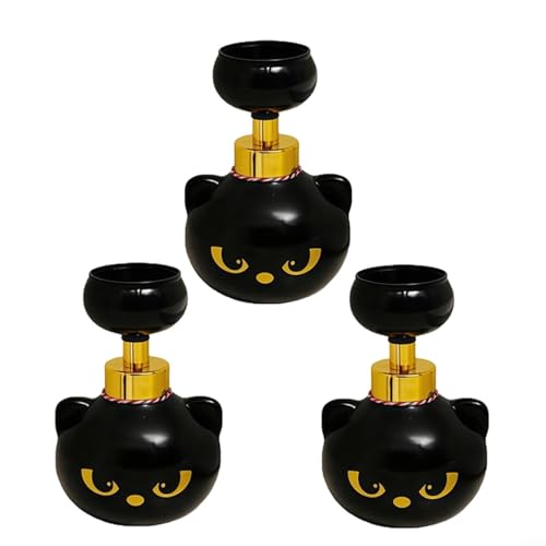 Niedlicher Seifenspender mit Katzenpfoten-Schaum: Stilvolles ABS-Design für Spaß beim Händewaschen. (3 Stück) von CNANRNANC