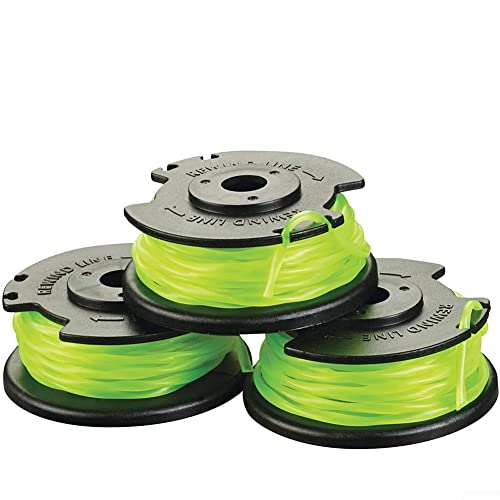 Rasentrimmer Fadenspulen 3 Pack Ersatzspule für Ryobi RAC143 36V Rasentrimmer Spule von CNANRNANC