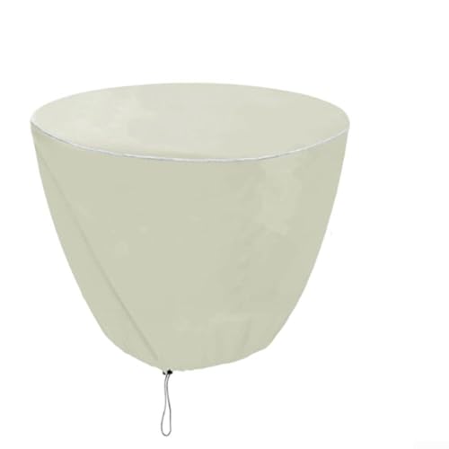 Robuste Abdeckung für Gartenbrunnen 210D wasserdichtes Oxford-Gewebe mit einfacher Wartung (beige91 x 107 cm) von CNANRNANC