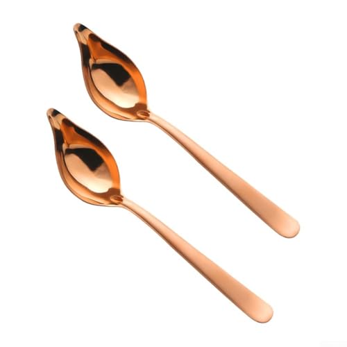 Saucenlöffel aus 304 Edelstahl für präzises Ausgießen, leicht zu reinigen und zu pflegen (Roségold) von CNANRNANC