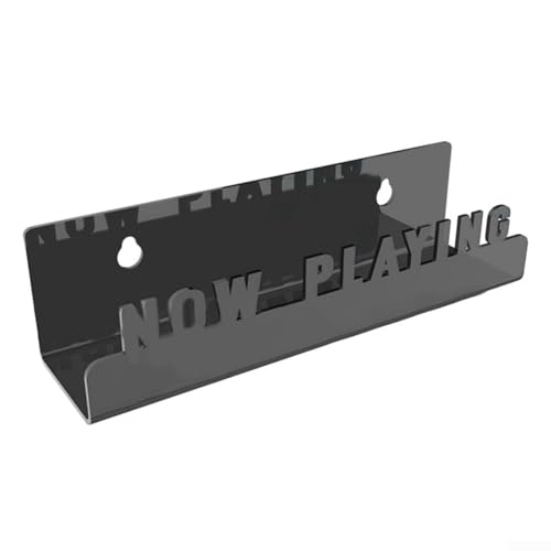 Schallplattenhalter aus Acryl mit Now Playing-Design, perfekte Wanddekoration für Musikzimmer oder Geschäfte (schwarz) von CNANRNANC