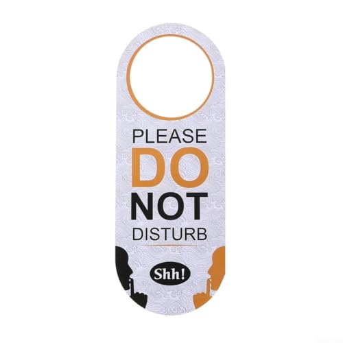 Schlankes Design "Do Not Disturb" Schild aus PVC; tolle Ergänzung für jedes Büro oder Hotelzimmer (A) von CNANRNANC