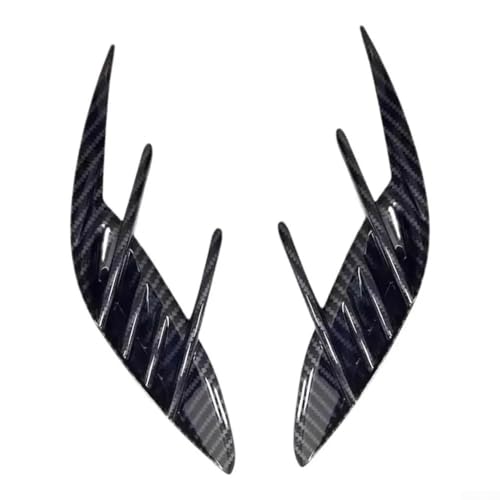 Schützen Sie Ihr Fahrzeug mit Heckstoßstange Seitenlüftungsspoiler Duckwing Abdeckung für Kia Stinger 2018 2023, stilvolles ABS-Design (Kohlefaser) von CNANRNANC