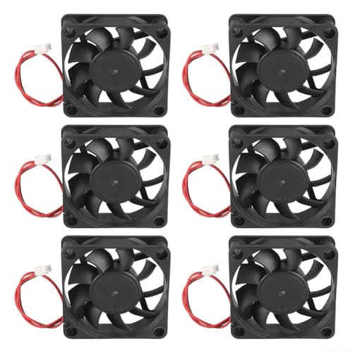 Set mit 6 4010 Kühllüftern bei DC 12 V mit kompatiblen 30 cm Kabeln für Drucker von CNANRNANC