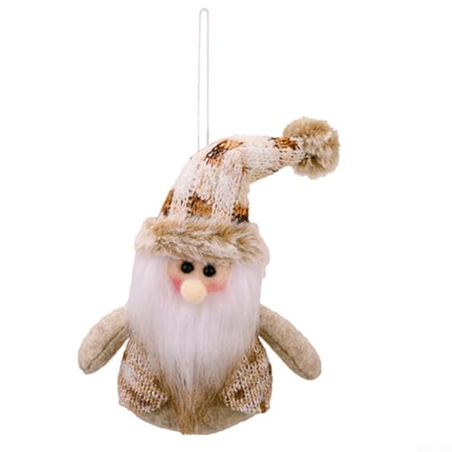 Skurrile Plüschpuppen Set für Feiertagsdekorationen Weihnachtsmann, Schneemann, Elch (alte Männer) von CNANRNANC