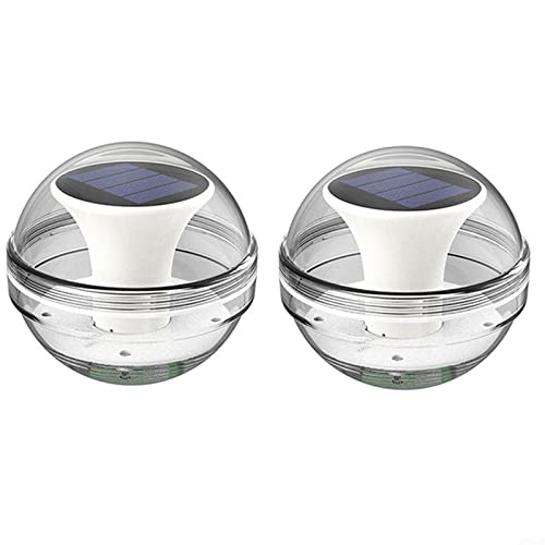 Solar Schwimmende Pool Beleuchtung, Solar Wasser Schwimmende Lampen IP65 Wasserdicht Schwimmkugel Pool Licht Farbwechsel Poolbeleuchtung Dekoration für Teich, Aquarium ,Brunnen, Badewanne Pool-2 von CNANRNANC