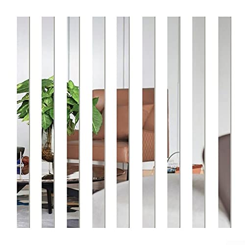Spiegelfliesen Selbstklebend, 50CM Flexible Klebespiegel Gestreifte Spiegel Wandaufkleber,Nicht Glas Spiegel Selbstklebend Für DIY Home Dekorative Spiegelfliesen Selbstklebend, 50CM Flexible Klebespiegel Gestreifte Spiegel Wandaufkleber,Nicht Glas Spiegel Selbstklebend Für DIY Home Dekorative von CNANRNANC