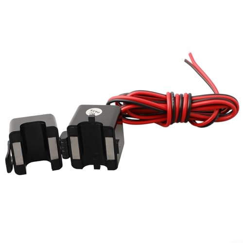 Stromwandler Mini Split Ferritkernklemme Stromsensor Klemmkernstromwandler Stromwandler Spulensensor für Stromwandler mit Geteiltem Kern für Autoladestationen 5G-Basisstationserkennung(100A/5A) von CNANRNANC