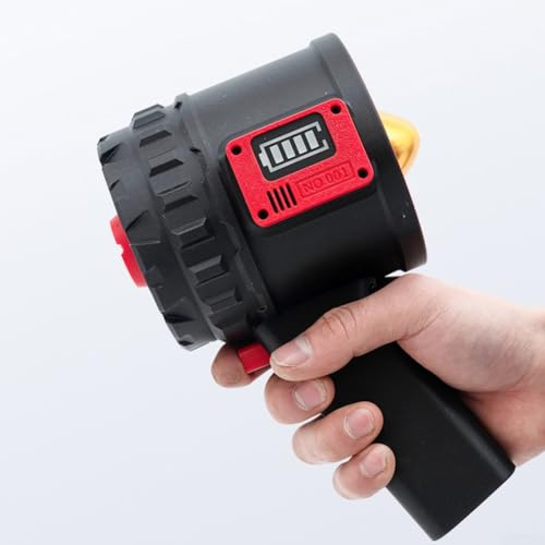 Stufenlos verstellbarer X90 TurboFan für effiziente Kühlung und Staubentfernung bei Automobil- und Gartenarbeiten (schwarz) von CNANRNANC