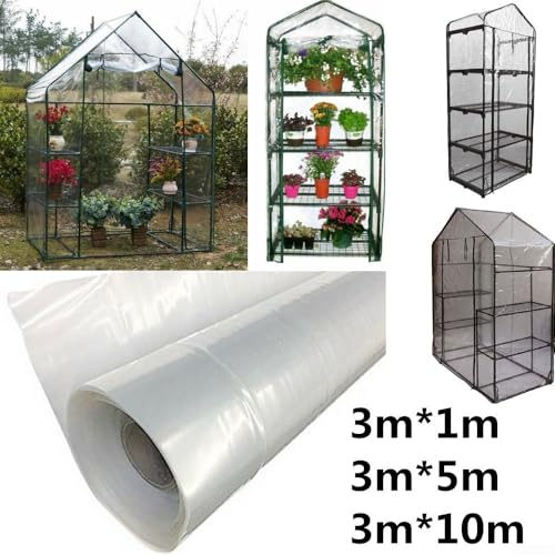 Transparente Polyethylen-Gewächshausabdeckung, unverzichtbar für optimale Licht- und Feuchtigkeitskontrolle, 3 m x 8 m Transparente Polyethylen-Gewächshausabdeckung, unverzichtbar für optimale Licht- und Feuchtigkeitskontrolle, 3 m x 8 m von CNANRNANC