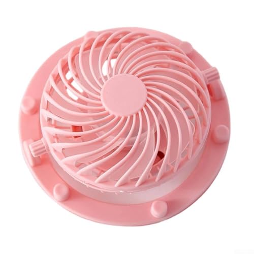 USB wiederaufladbare Outdoor-Ventilatorkappe für den Sommer mit drei Geschwindigkeitsstufen und 180/360 Grad drehbarem Ventilator, kompatibel mit Angelhüten (lila) von CNANRNANC