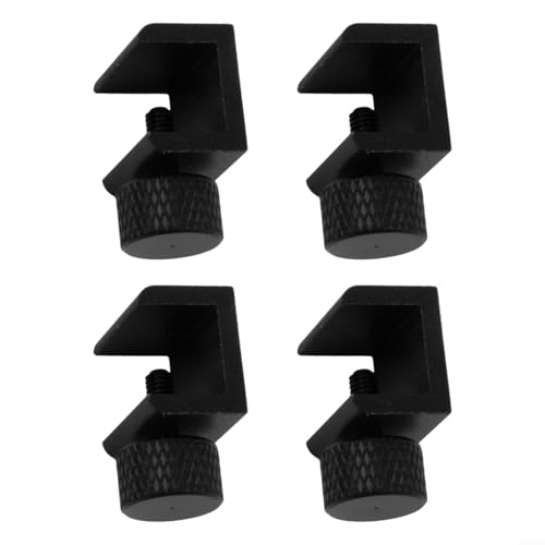 Verstellbare Aluminium-Bett-Clips, 4 Stück, für Ender 3 und CR10 Bauplattform mit Anti-Rückschlagfeder von CNANRNANC