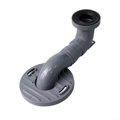 Verstellbarer Toiletten-Siphon-Schalthebel, PVC, auslaufsicher und sicher, entworfen für 110 mm Auslaufrohre und geeignet für verschiedene WC-Konfigurationen (300 mm) von CNANRNANC