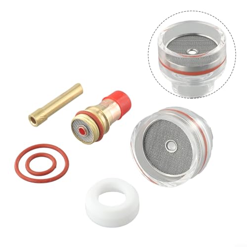 WIG Welding Excellence 6-teiliges Set für WP-Taschenlampen-Set mit effizientem Design mit Gaslinse und Glaskomponenten von CNANRNANC
