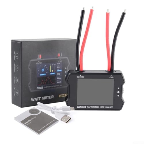 WM150 LCD Display Leistungsmesser zur Überwachung von Spannung und Strom von Servos und Batterien (A) von CNANRNANC