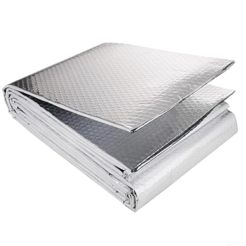 Wärmeisolierende reflektierende Folienrolle für Heizkörper und Wände, Aluminiumfolien-Material zur Verbesserung der Energieeffizienz und Reduzierung von Wärmeverlust, 5 m x 40 cm Größe Wärmeisolierende reflektierende Folienrolle für Heizkörper und Wände, Aluminiumfolien-Material zur Verbesserung der Energieeffizienz und Reduzierung von Wärmeverlust, 5 m x 40 cm Größe von CNANRNANC