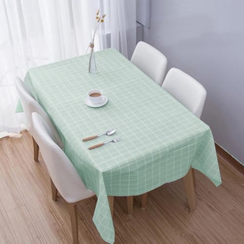 Wiederverwendbare PVC-Tischdecke, wasserdicht, verbrühungssicher, Einweg-Karo-Design (1) von CNANRNANC