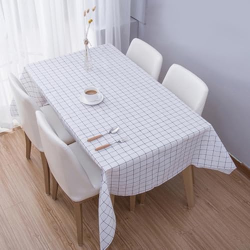 Wiederverwendbare PVC-Tischdecke, wasserdicht, verbrühungssicher, Einweg-Karo-Design (6) von CNANRNANC