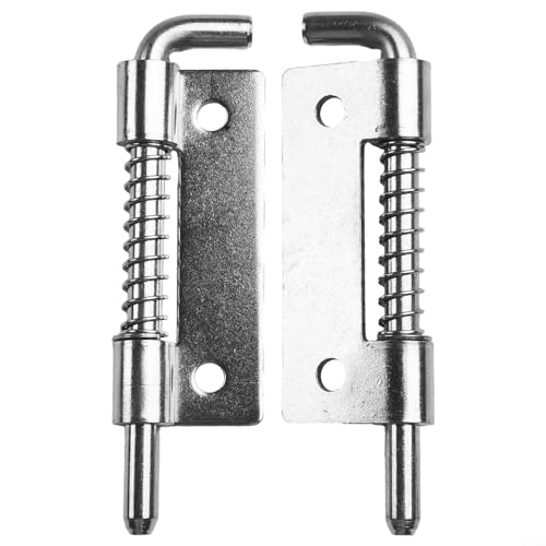 federbelasteter Verriegelungsstift, 2 Stück federbelastete Riegel, Sicherheitszylinder, Riegel, Türscharniere, Schrankscharniere(S Left) von CNANRNANC