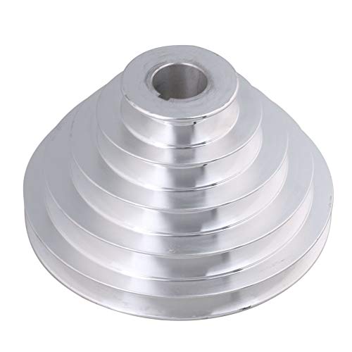 25mm Bore 54mm-150mm Outter Dia Aluminum 5 Slot A Type V-Shaped Pagoda Pulley 5 Step Pulley Belt 12.7mm Belt Width von CNBTR