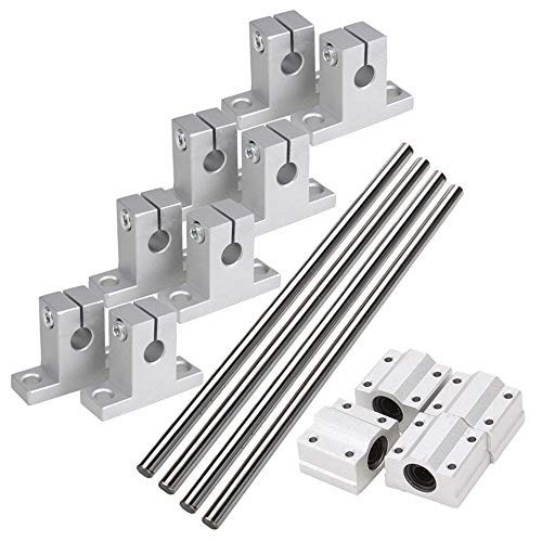 Cnbtr Horizontale Linearführung, Kugellager, Gleitbuchse und Linear-/Wellen-Sehachse mit Führungsschiene, 10er Pack Cnbtr Horizontale Linearführung, Kugellager, Gleitbuchse und Linear-/Wellen-Sehachse mit Führungsschiene, 10er Pack von CNBTR