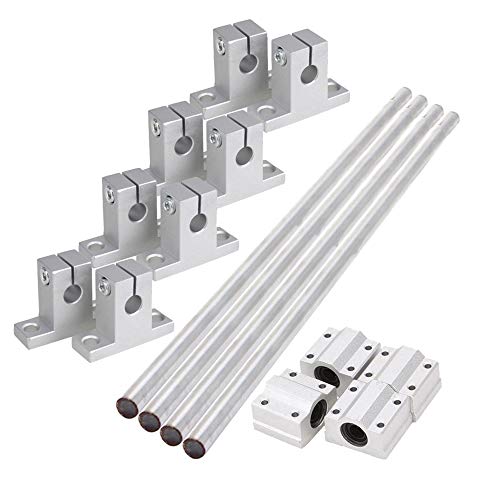 Horizontale Linearkugellager-Gleitbuchse mit 8 mm Durchmesser und 300 mm Linearachse mit Stangenschienenhalterungssatz Horizontale Linearkugellager-Gleitbuchse mit 8 mm Durchmesser und 300 mm Linearachse mit Stangenschienenhalterungssatz von CNBTR