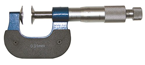 CNC QUALITÄT Bügelmessschraube Messbereich 0-25 mm - mit Messflächen Ø 20 mm von CNC QUALITÄT
