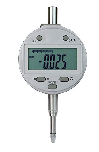 CNC QUALITÄT Digital- Messuhr 12,7 mm Messbereich - Ablesung 0,001 mm - Staubschutz und Wasserschutz nach IP65 von CNC QUALITÄT