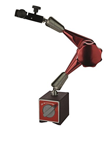 CNC QUALITÄT Messstativ - Magnetständer mit Magnetfuß und Zentralklemmung - für Messuhr mit 8 mm Aufnahme - Prismenfuß Magnetkraft 80 kg von CNC QUALITÄT